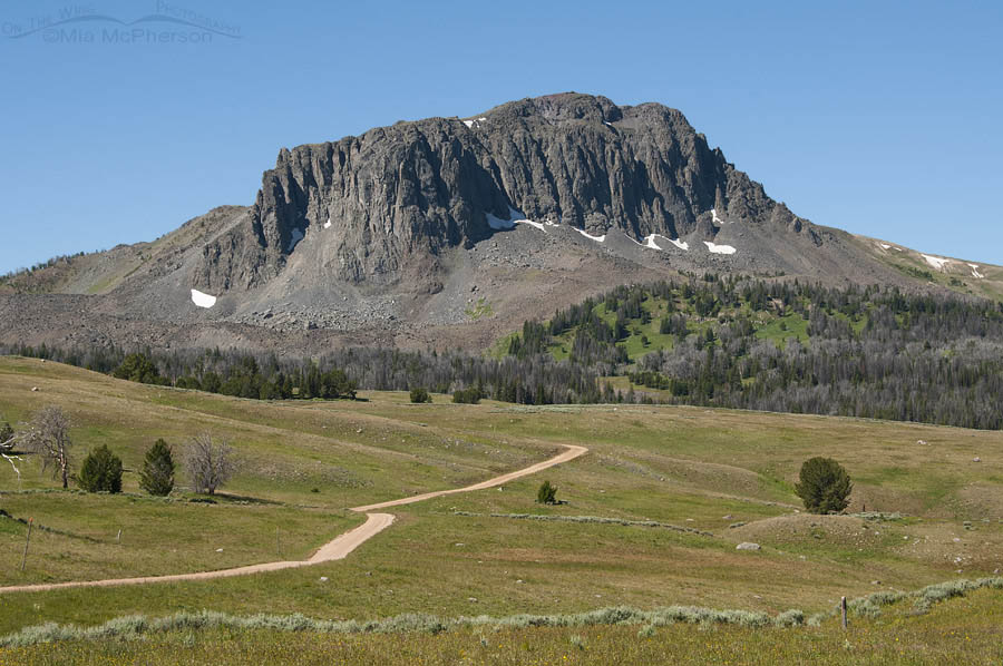 Black Butte - An ancient volcanic cone, Gravelly Range, Madison County, Montana